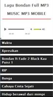 Lagu Bondan Dan Fade to Black Full MP3 capture d'écran 1