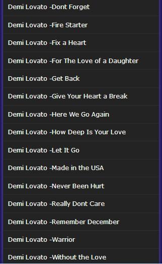 Lagu Demi Lovato terpopuler APK untuk Unduhan Android