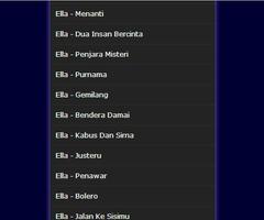 Lagu Ella Malaysia Lengkap Mp3 截图 2