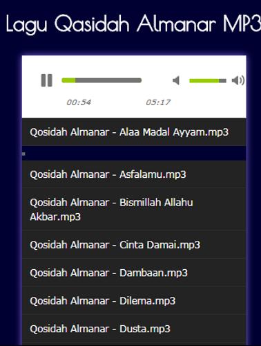 Lagu Qasidah Almanar Mp3 For Android Apk Download Temukan lagu terbaru favoritmu hanya di lagu 123 stafaband planetlagu. lagu qasidah almanar mp3 for android