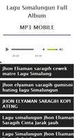 Lagu Simalungun Full Album capture d'écran 1
