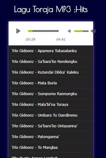 Lagu Toraja MP3 ;Hits APK untuk Unduhan Android