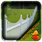 Modern PVC Fence Design ikon
