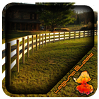 Wood Horse Fence Design آئیکن