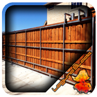 Wooden Sliding Gate Design icon