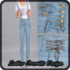 Ladies Overalls Design icon