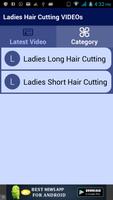 Ladies Hair Cutting VIDEOs capture d'écran 2