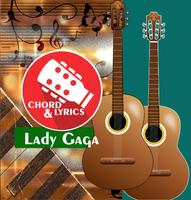 Guitar Chord Lady Gaga โปสเตอร์