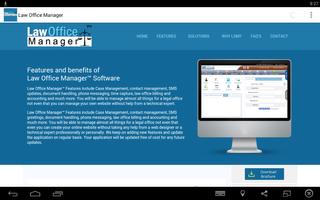 Law office Manager Software syot layar 2