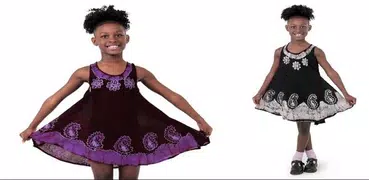 最新的非洲时尚的孩子