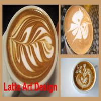 Latte Art Design Affiche