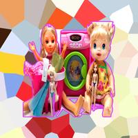 Laundry Washing toy for kids poster