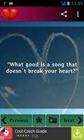 Heartbreak and sadness quotes plakat