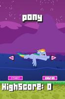Flying Cutie Pony Affiche