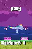 Flying Cutie Pony poster