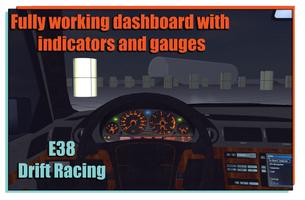 E38 Drift Racing Affiche
