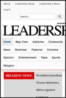 Leadership Newspapers स्क्रीनशॉट 2