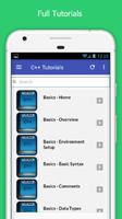 Tutorials for C++ Offline ảnh chụp màn hình 1