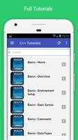 Tutorials for C++ Offline screenshot 1