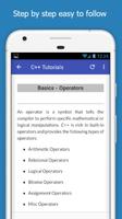 Tutorials for C++ Offline screenshot 3