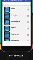 Tutorials for Crystal Reports Offline Screenshot 1