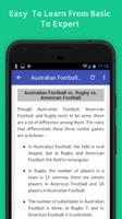 Tutorials for Australian Football Offline اسکرین شاٹ 2