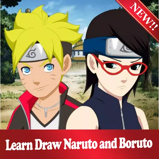 Como Desenhar o BORUTO / NARUTO - How to draw Naruto and Boruto