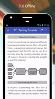 Tutorials for ETL Testing Offline imagem de tela 4