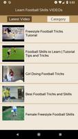 Learn Football Skills VIDEOs تصوير الشاشة 1