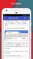 Tutorials for Flask Offline ảnh chụp màn hình 4