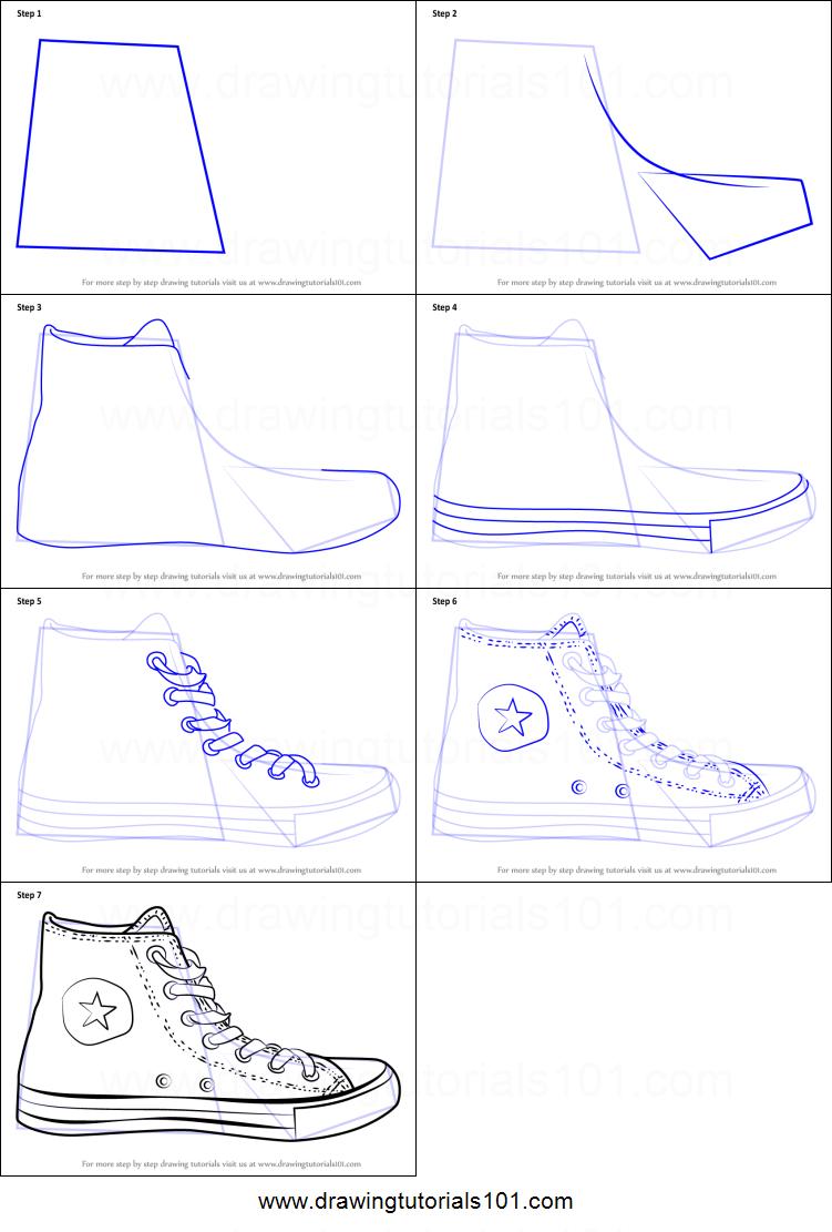 How To Draw Shoes Step By Step For Beginners - Howto Techno