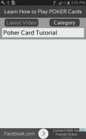 Learn How to Play POKER Cards تصوير الشاشة 2