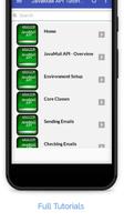 Tutorials for JavaMail API Offline capture d'écran 1