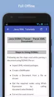 Tutorials for Java XML Offline Ekran Görüntüsü 4