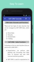 برنامه‌نما Tutorials for SAP CRM Offline عکس از صفحه