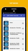 Tutorials for SAP HANA Offline تصوير الشاشة 1