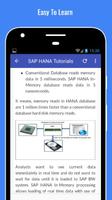 Tutorials for SAP HANA Offline captura de pantalla 3