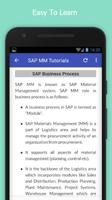 Tutorials for SAP MM Offline تصوير الشاشة 3