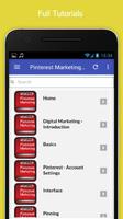 Tutorials for Pinterest Marketing Offline syot layar 1