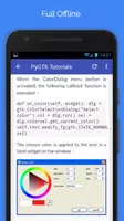 Tutorials for PyGTK Offline imagem de tela 4