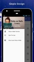 Tutorials for Ruby on Rails Offline ポスター