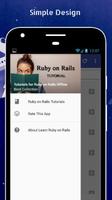 Tutorials for Ruby on Rails Offline Affiche