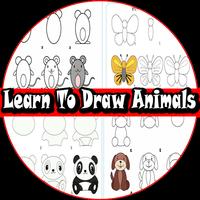 Learn To Draw Animals Affiche