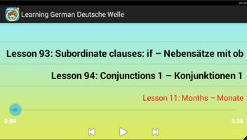 برنامه‌نما Learning German Deutsche Welle عکس از صفحه
