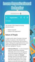 Learn Organizational Behavior screenshot 1