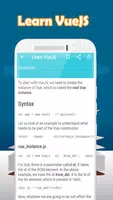 Learn Vue JS تصوير الشاشة 3