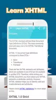 Learn XHTML ảnh chụp màn hình 3