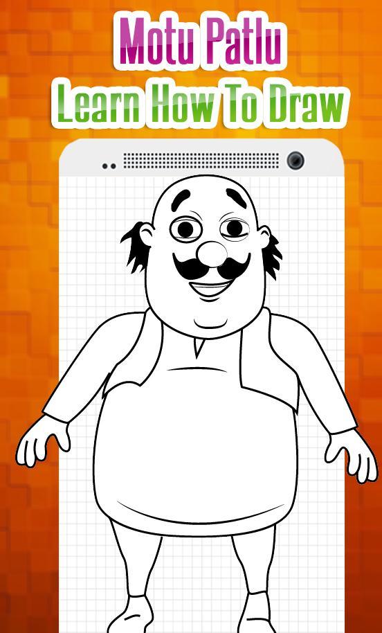 How to Draw Characters of Motu Patlu Easy Steps APK do pobrania na Androida How to Draw Characters of Motu Patlu Easy Steps APK do pobrania na Androida