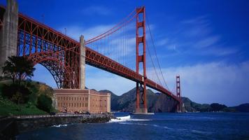 Golden Gate Live Wallpaper imagem de tela 1