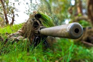 Military Sniper Wallpaper Affiche